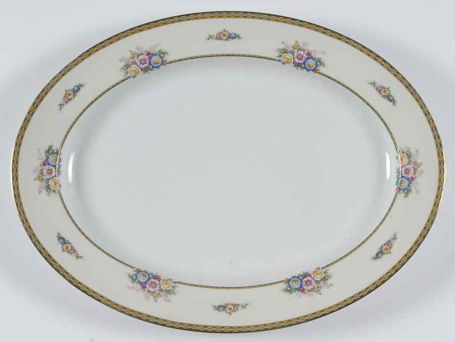 Juanita 16" Oval Serving Platter by Noritake-1