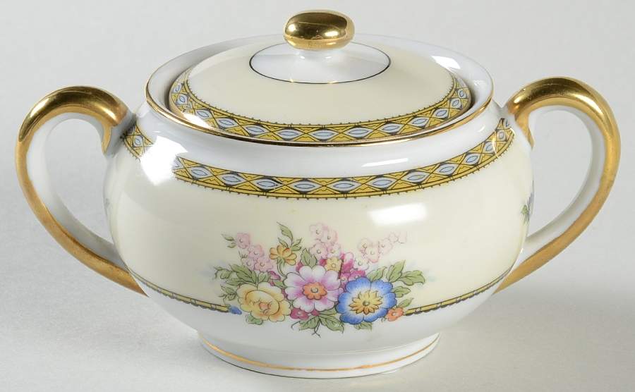 Juanita Mini Sugar Bowl & Lid by Noritake-1