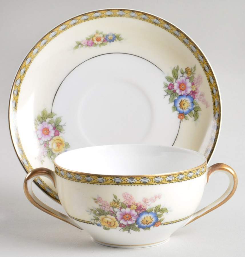 Juanita Flat Bouillon Cup & Saucer by Noritake-1