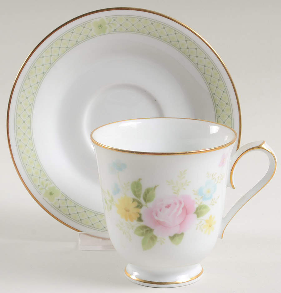 Jubilation Footed Cup & Saucer Set by Noritake-1