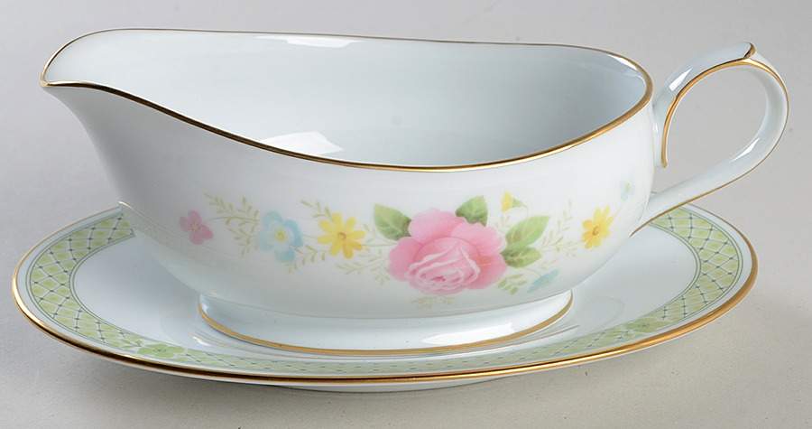 Jubilation Gravy Boat & Underplate by Noritake-1