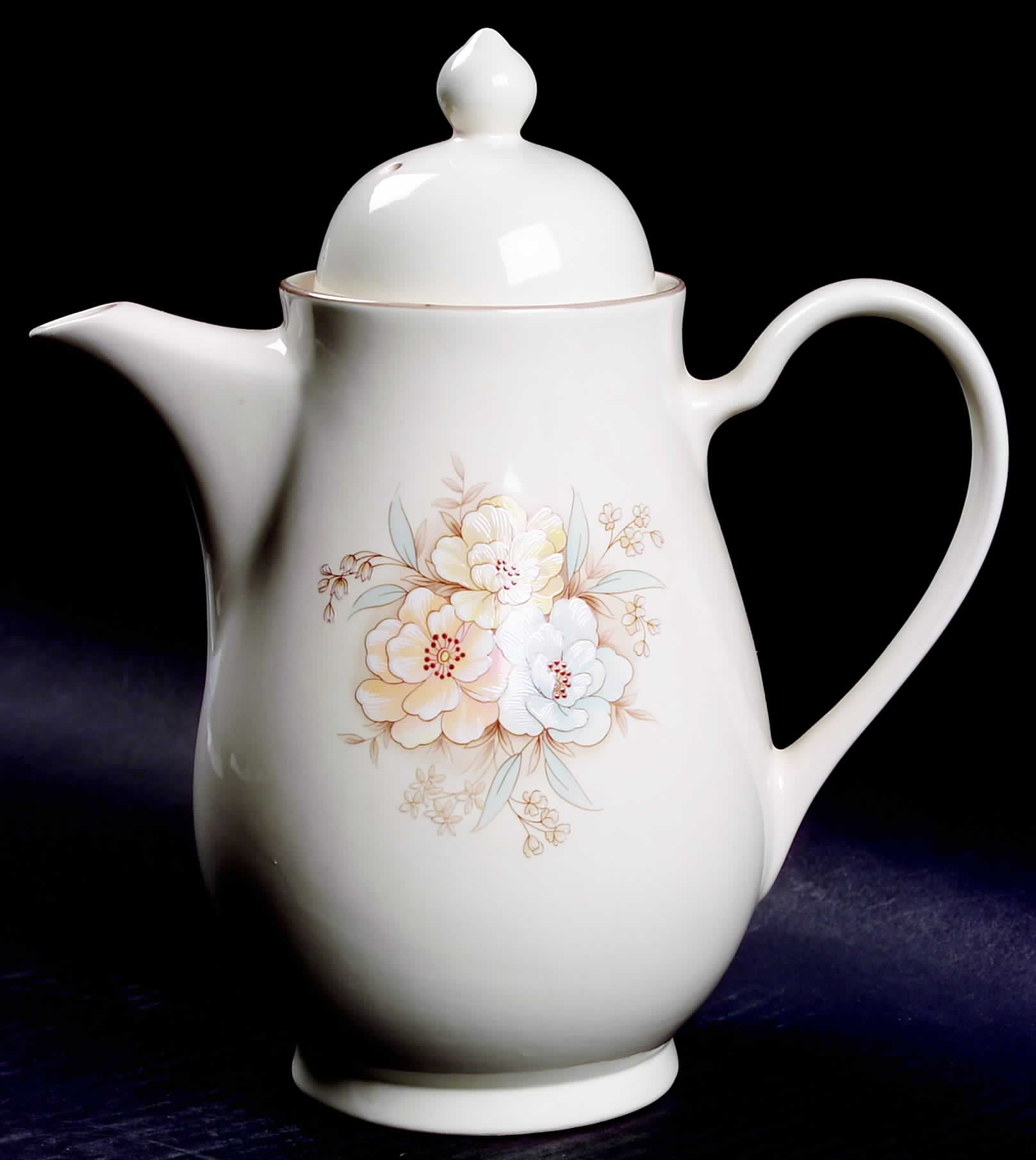 Julie Tea/Coffee Pot & Lid by Noritake-1