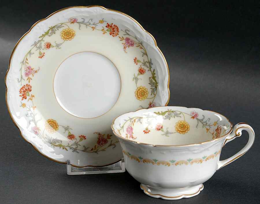 Jupiter Footed Cup & Saucer Set by Noritake-1