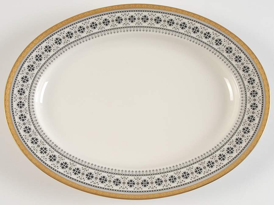 Jupiter 11" Oval Serving Platter by Noritake-1
