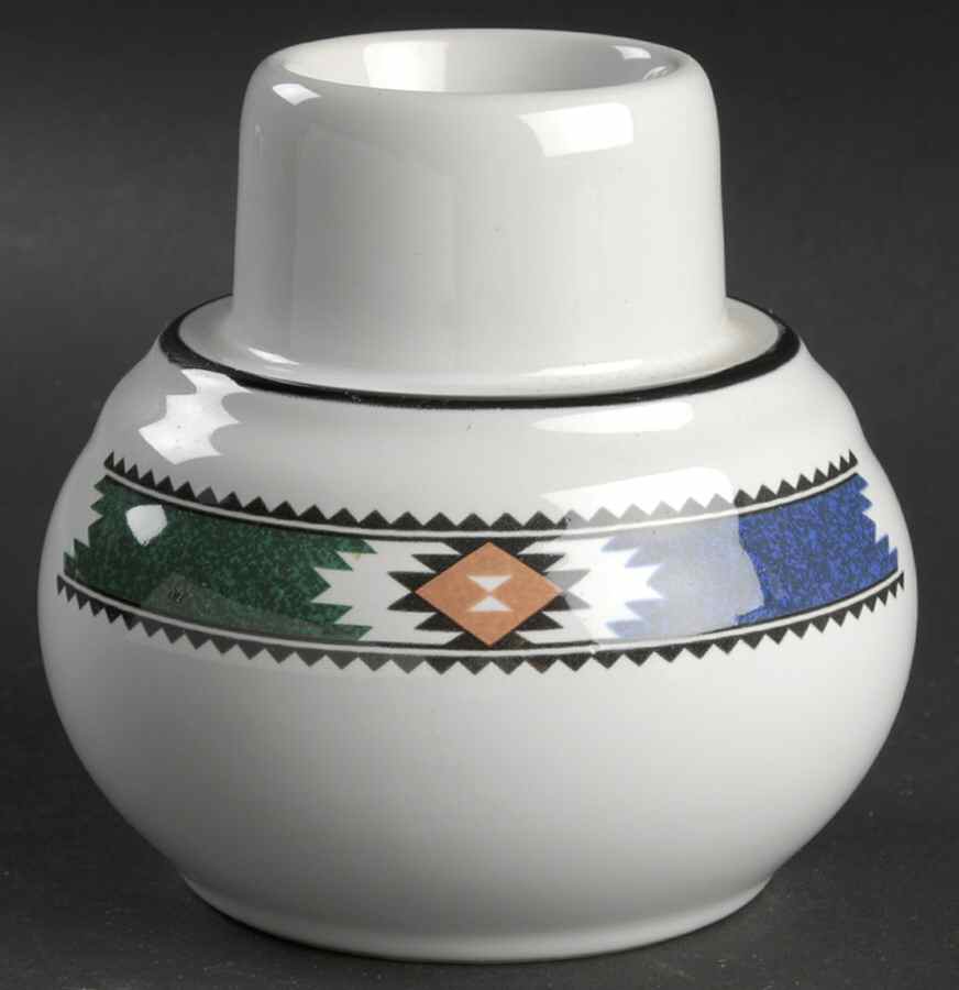 Kachina Hurricane Lamp No Globe by Noritake-1