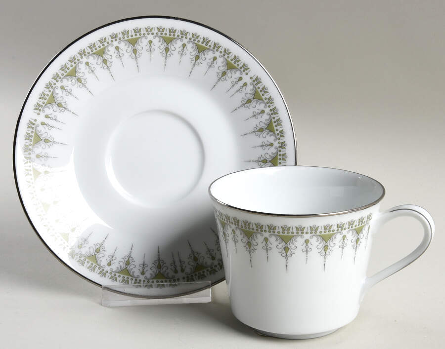 Kambrook Flat Cup & Saucer Set by Noritake-1