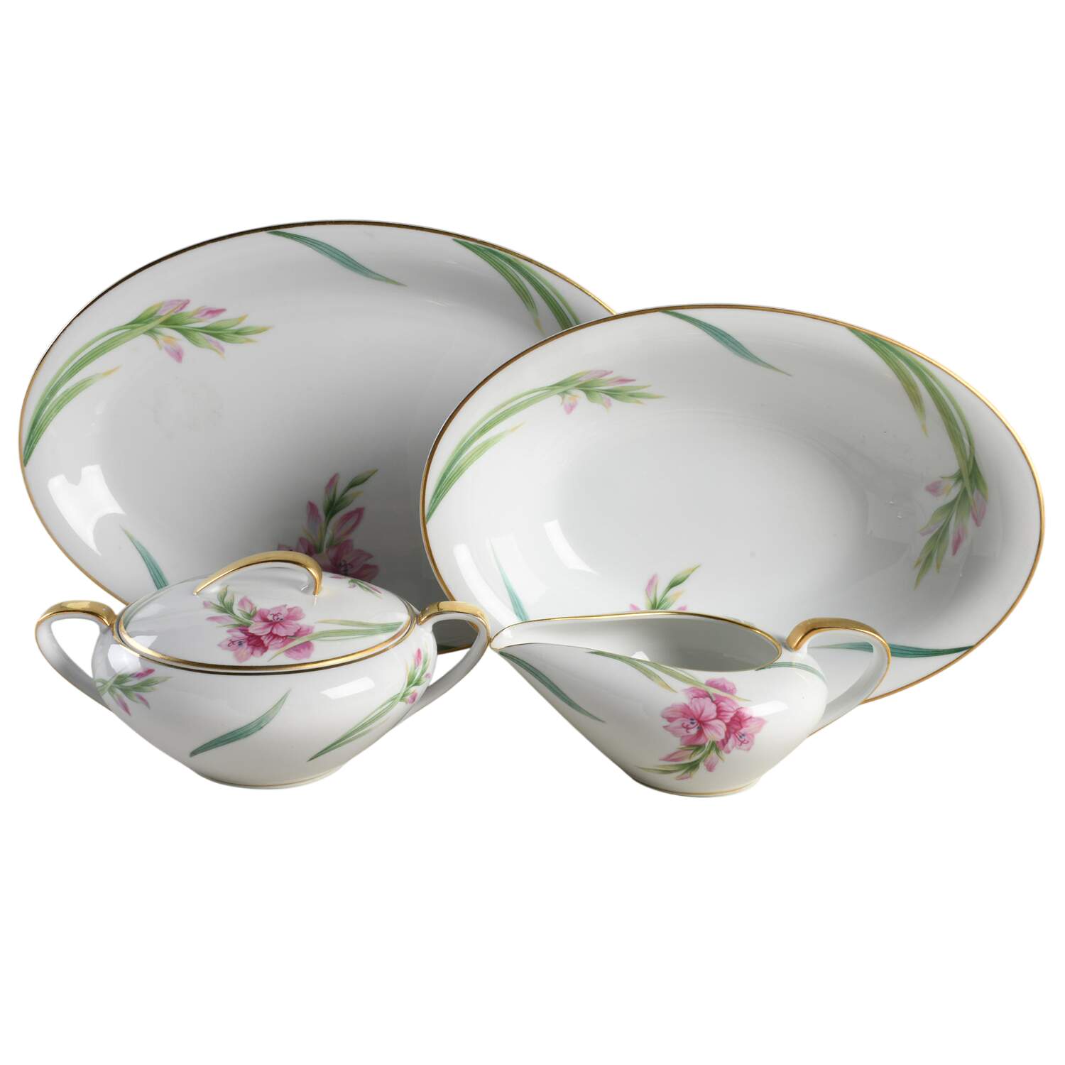 Karen (5141, Gold Trim) 5 Piece Hostess Set by Noritake-1