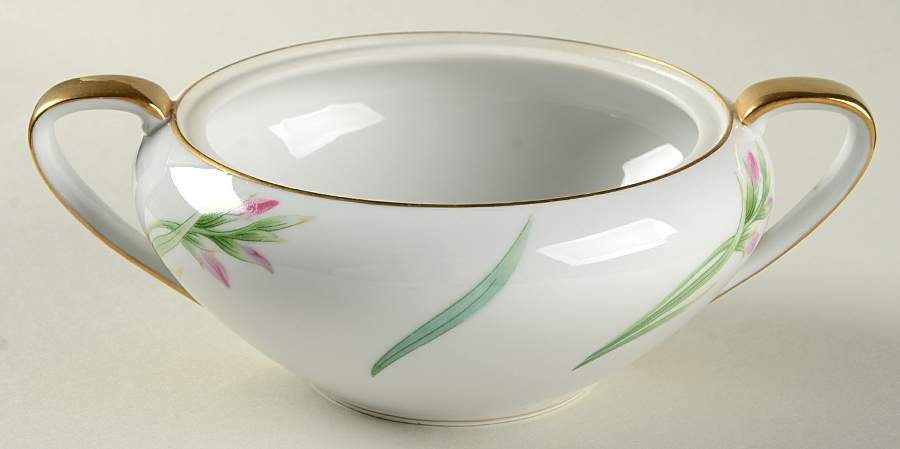 Karen (5141, Gold Trim) Sugar Bowl No Lid by Noritake-1