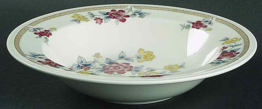 Kashmir Rim Soup Bowl by Noritake-1