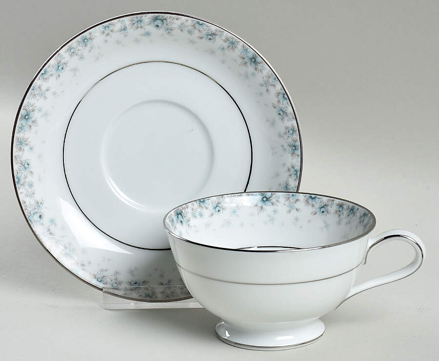 Kathleen Footed Cup & Saucer Set by Noritake-1