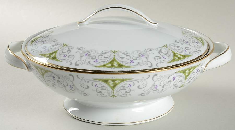 Kathryn Round Covered Vegetable by Noritake-1