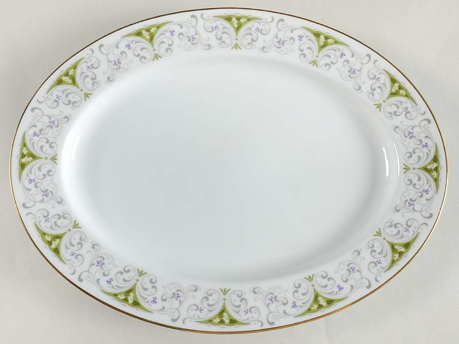 Kathryn 13" Oval Serving Platter by Noritake-1