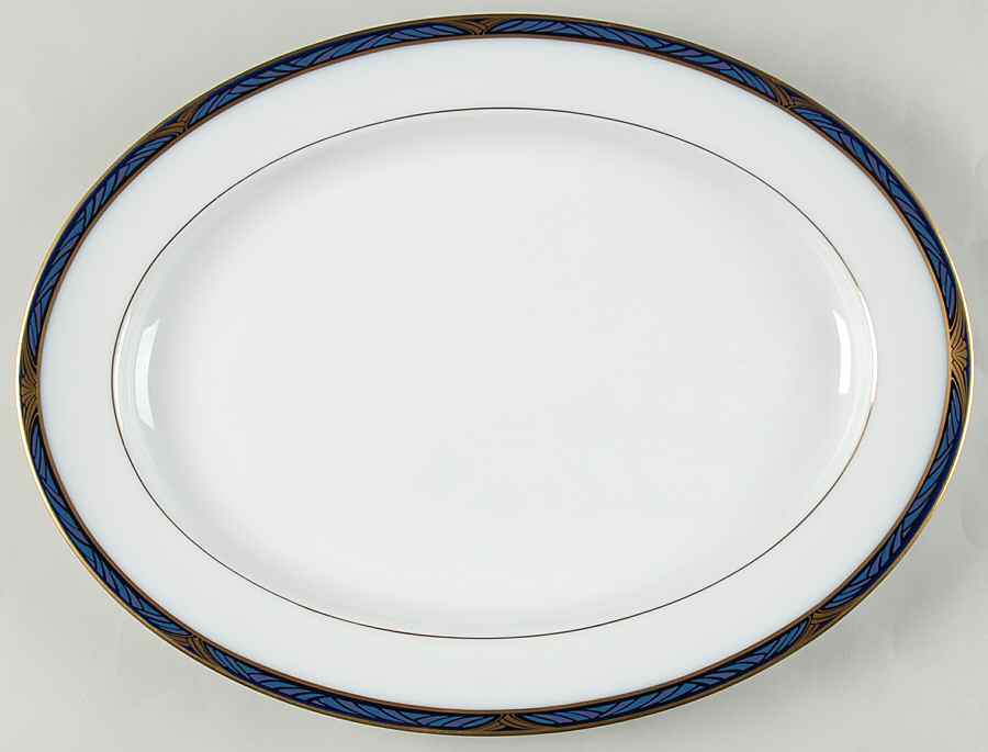 Katmandu 16" Oval Serving Platter by Noritake-1
