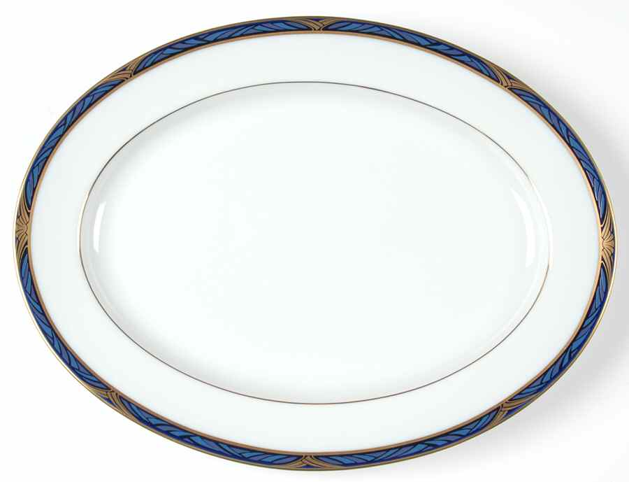 Katmandu 13" Oval Serving Platter by Noritake-1
