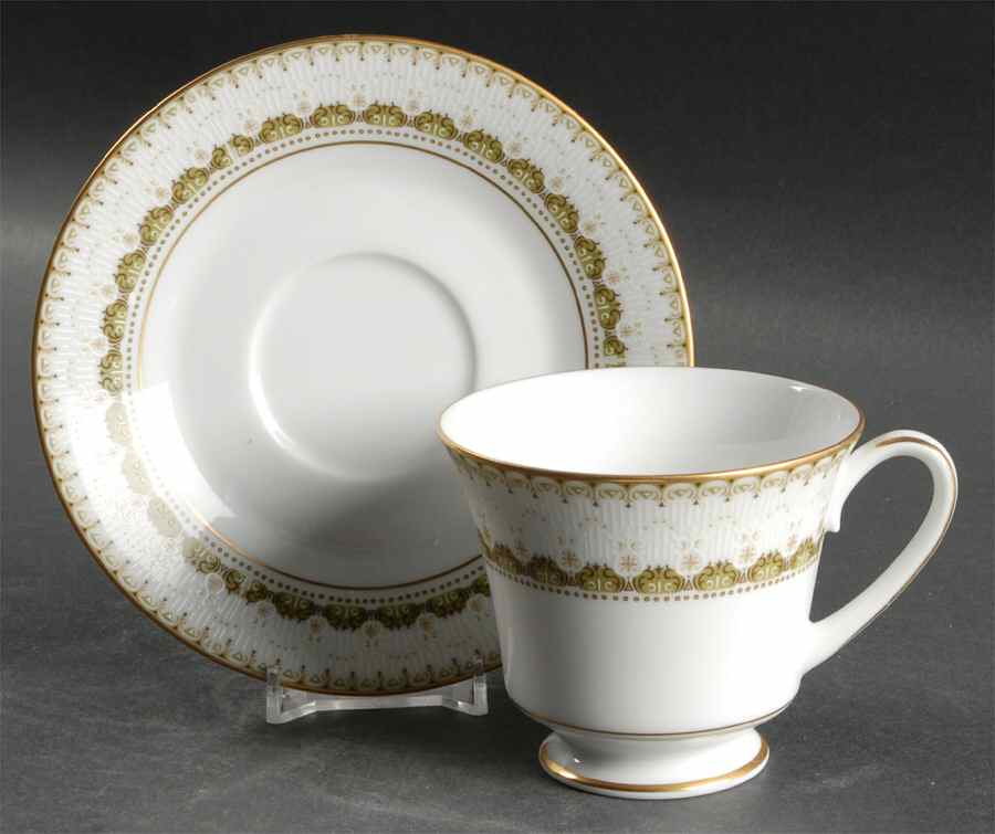 Katrina Footed Cup & Saucer Set by Noritake-1