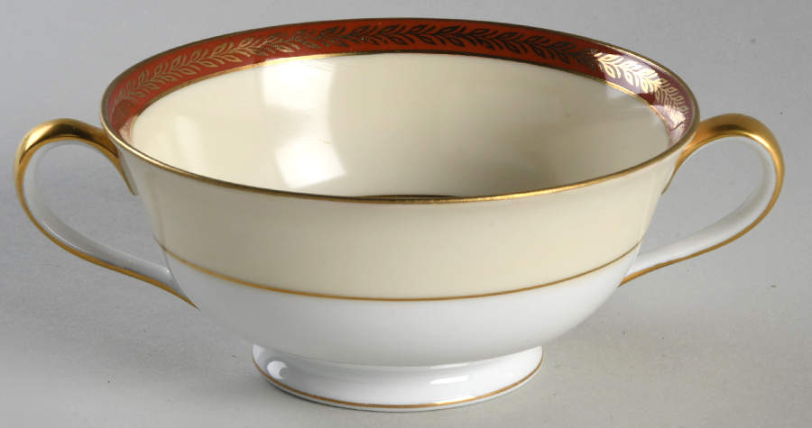 Kawana Footed Cream Soup Bowl by Noritake-1