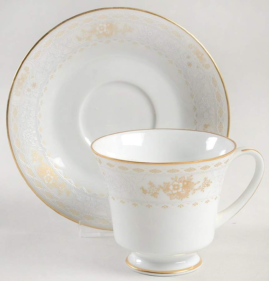 Keegan Footed Cup & Saucer Set by Noritake-1