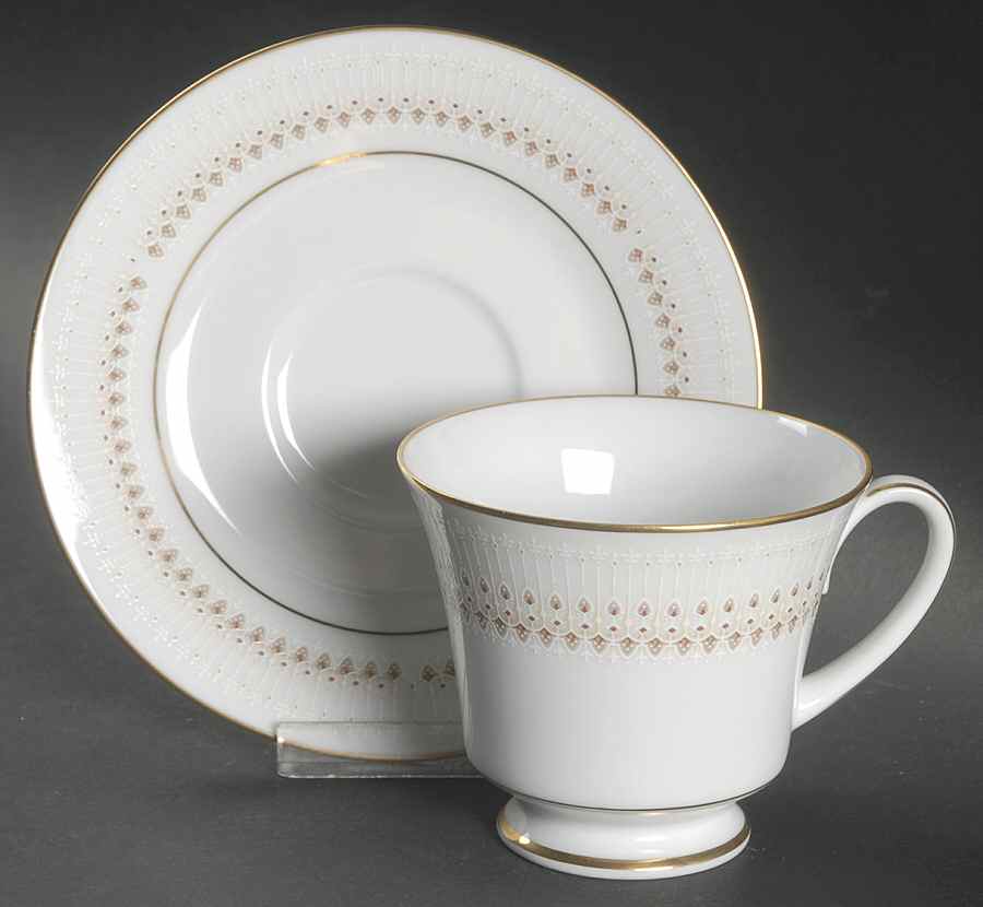 Keenan Footed Cup & Saucer Set by Noritake-1