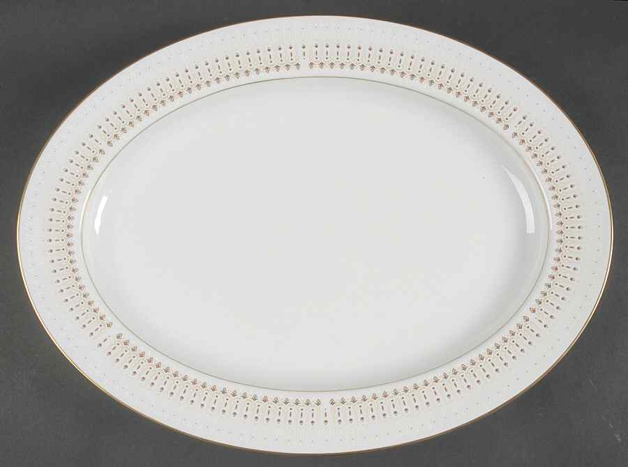 Keenan 16" Oval Serving Platter by Noritake-1