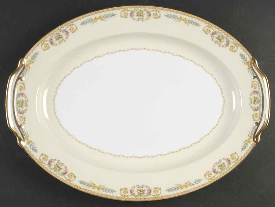 Kelvin 16" Oval Serving Platter by Noritake-1
