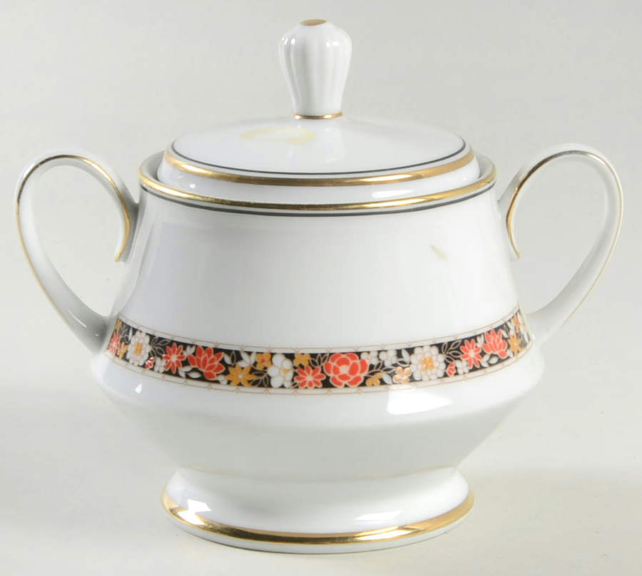 Kenilworth Sugar Bowl & Lid by Noritake-1