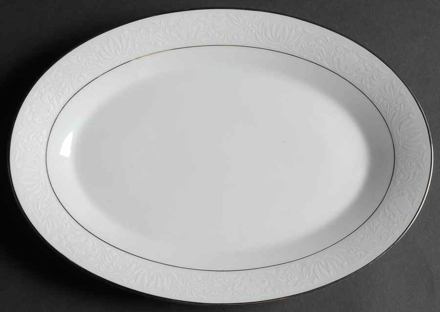 Kendal 12" Oval Serving Platter by Noritake-1