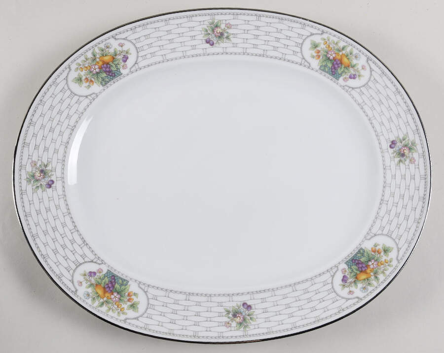 Kenmare 15" Oval Serving Platter by Noritake-1