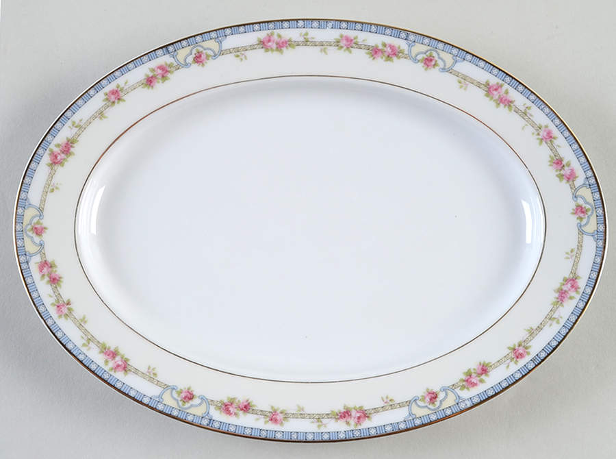 Kenmore (50 Years Old) 10" Oval Serving Platter by Noritake-1