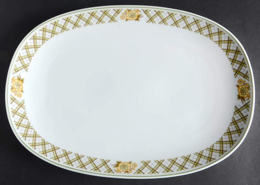 Kennesaw 13" Oval Serving Platter by Noritake-1