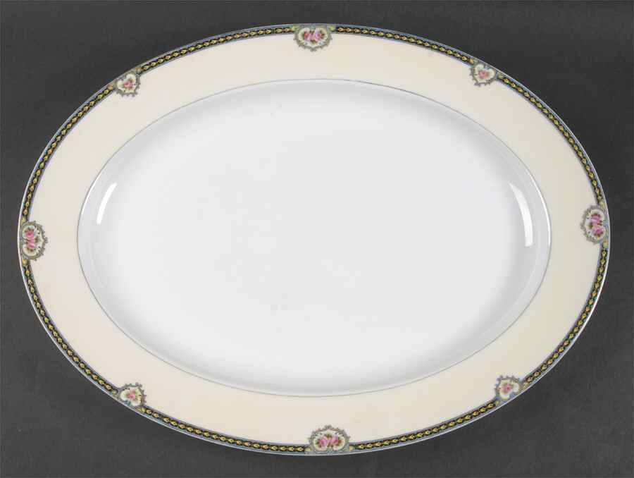Kenosha 16" Oval Serving Platter by Noritake-1