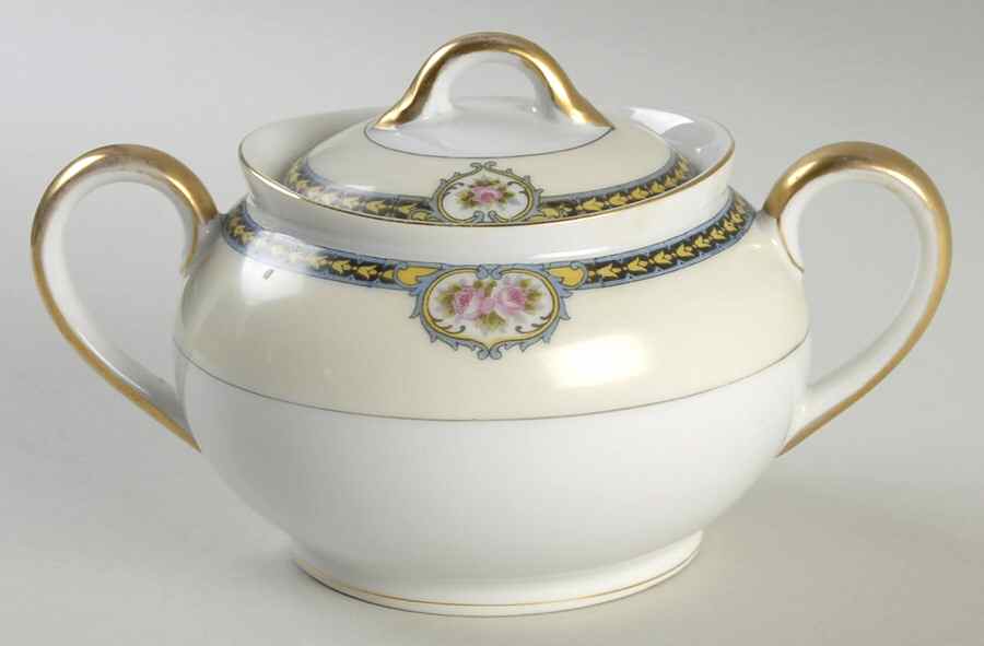 Kenosha Sugar Bowl & Lid by Noritake-1