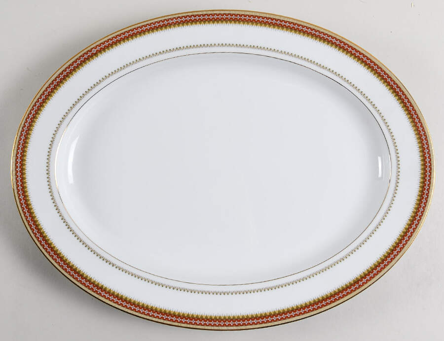 Kensington 16" Oval Serving Platter by Noritake-1