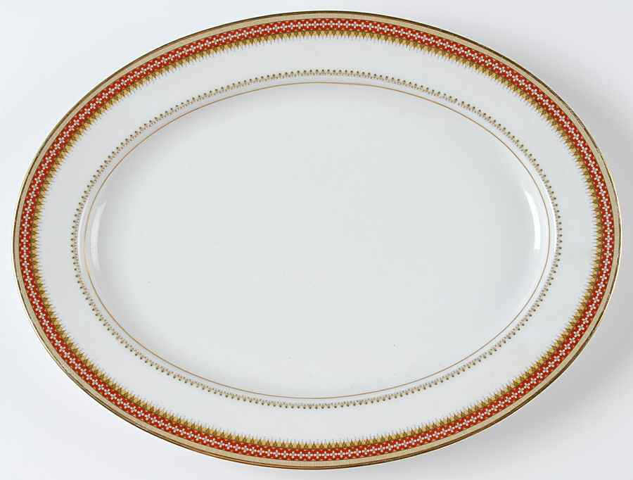 Kensington 13" Oval Serving Platter by Noritake-1