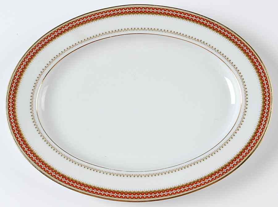 Kensington 11" Oval Serving Platter by Noritake-1