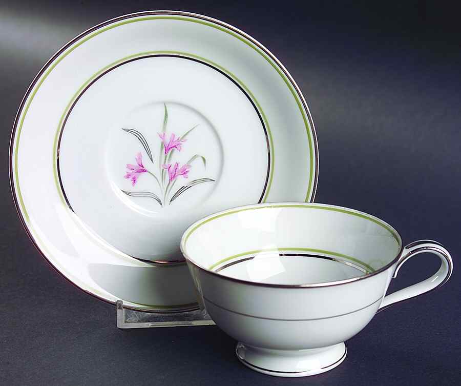 Kent Footed Cup & Saucer Set by Noritake-1