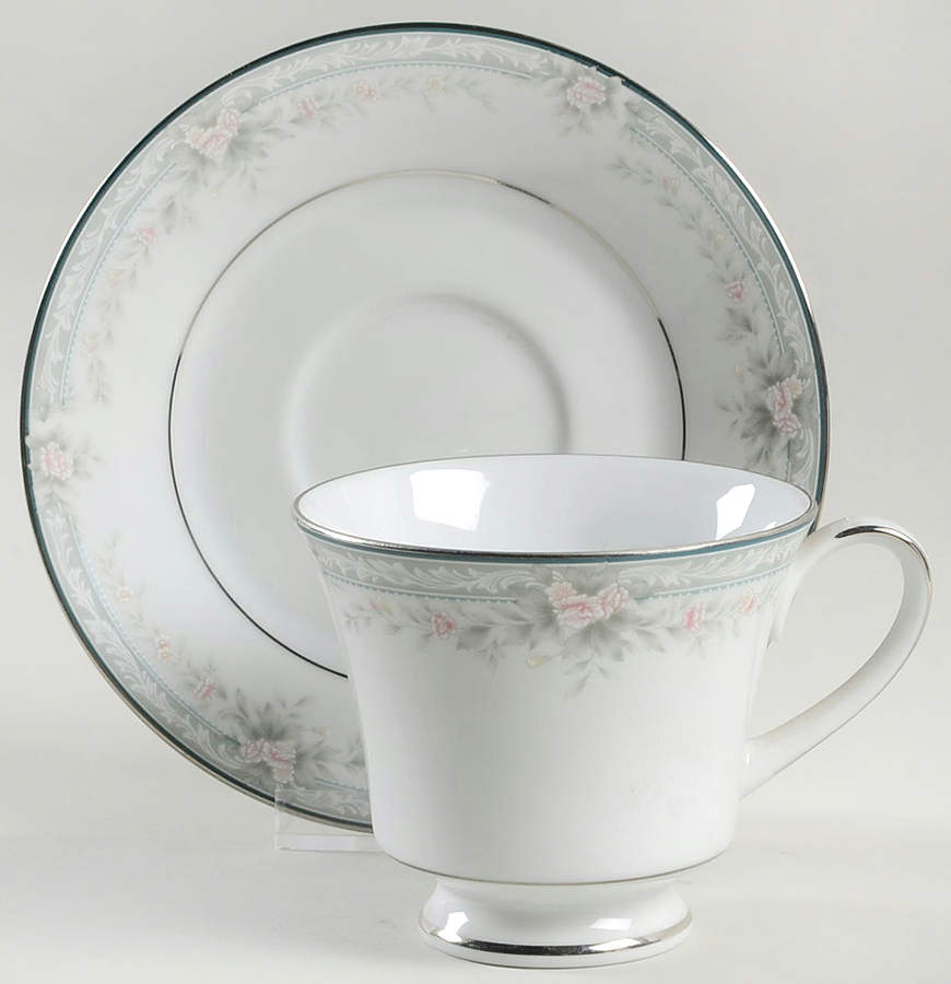 Kenwick Footed Cup & Saucer Set by Noritake-1