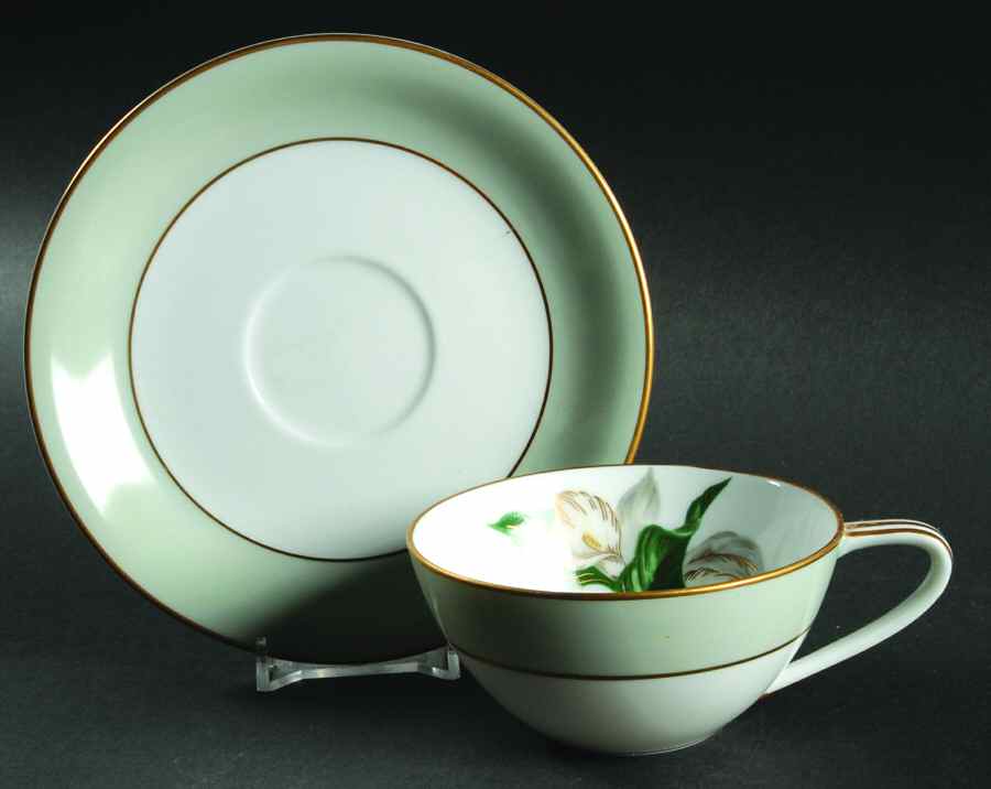 Kenyon Flat Cup & Saucer Set by Noritake-1