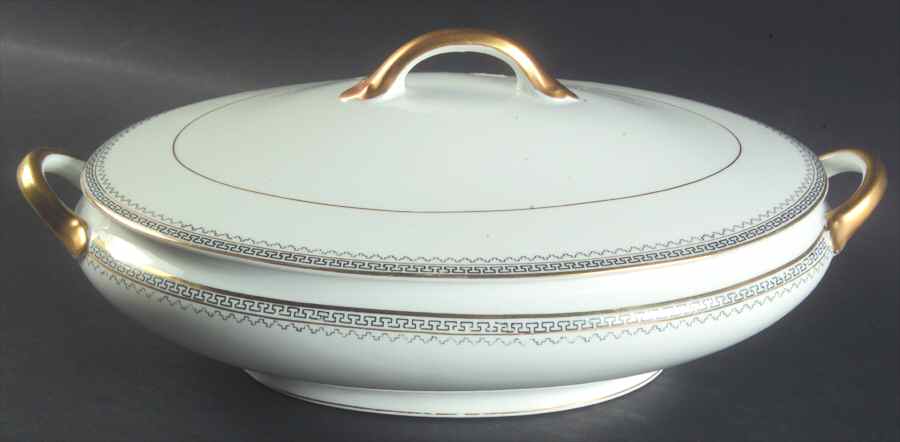 Keyboard Oval Covered Vegetable by Noritake-1