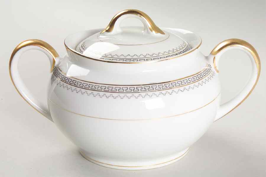 Keyboard Sugar Bowl & Lid by Noritake-1