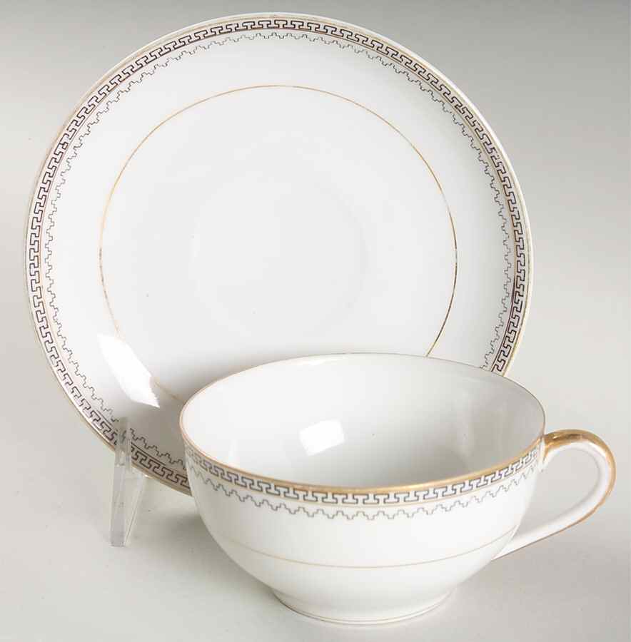 Keyboard Flat Cup & Saucer Set by Noritake-1