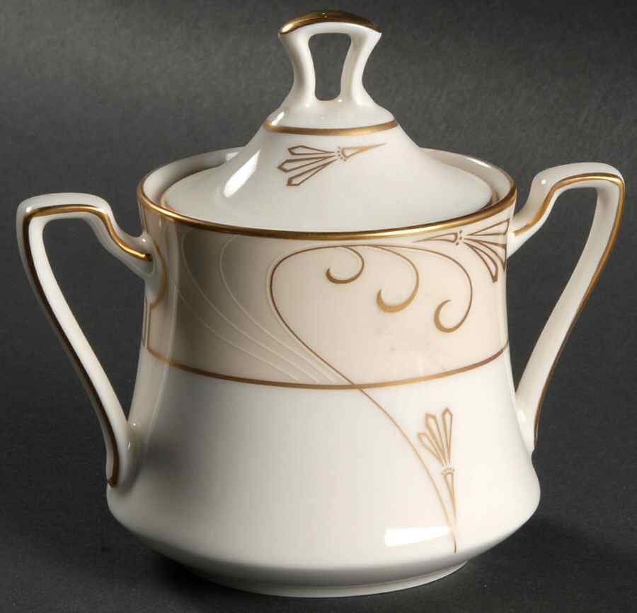 Khira Sugar Bowl & Lid by Noritake-1