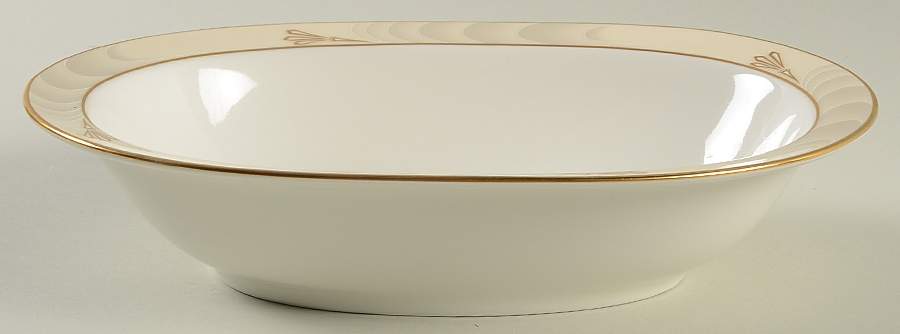 Khira 10" Oval Vegetable Bowl by Noritake-1