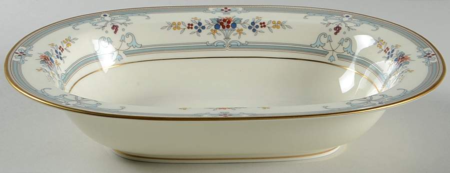 Kiev 10" Oval Vegetable Bowl by Noritake-1