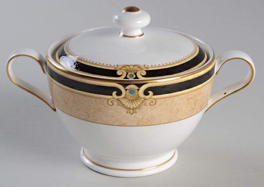 Killian Sugar Bowl & Lid by Noritake-1