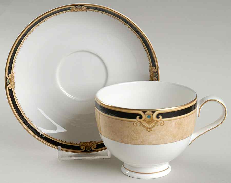 Killian Footed Cup & Saucer Set by Noritake-1