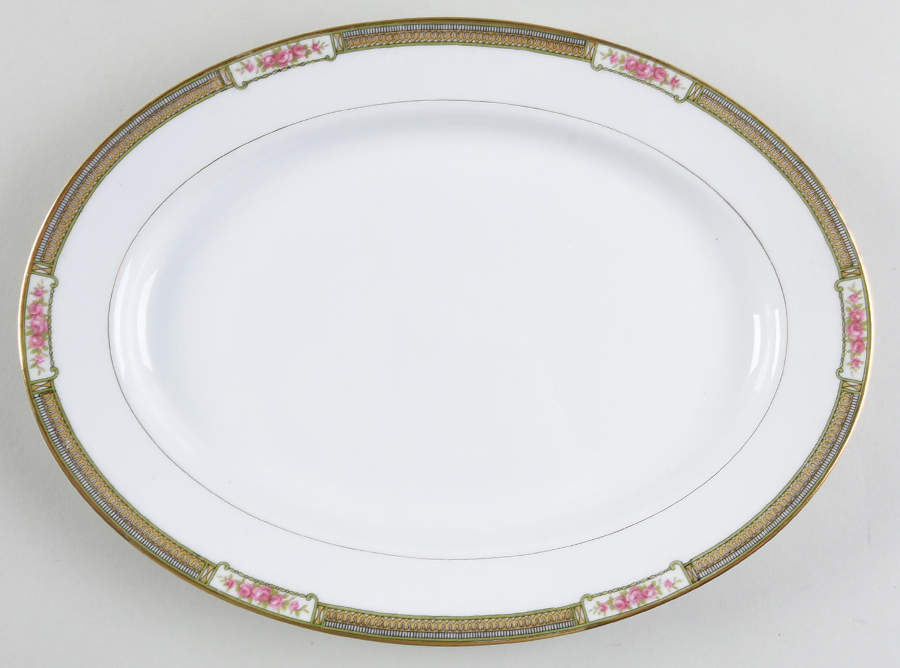 Kingston 11" Oval Serving Platter by Noritake-1