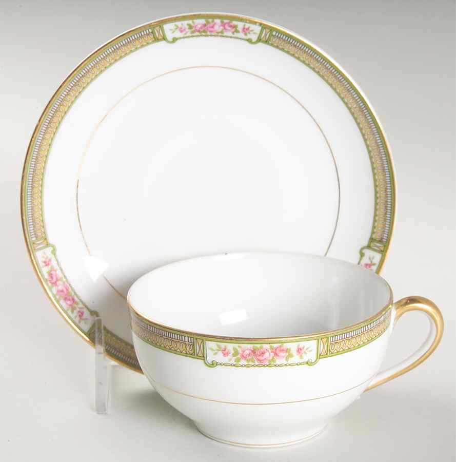 Kingston Flat Cup & Saucer Set by Noritake-1