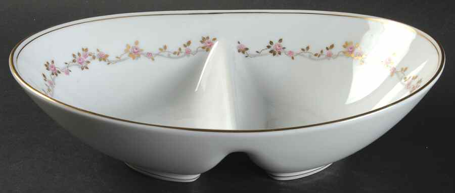 Kingston 10" Oval Divided Vegetable Bowl by Noritake-1