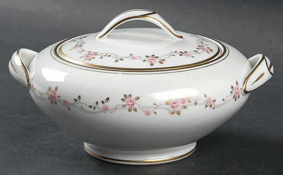 Kingston Sugar Bowl & Lid by Noritake-1