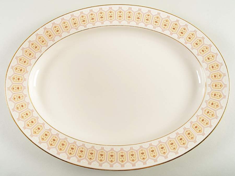 Kingswood 16" Oval Serving Platter by Noritake-1